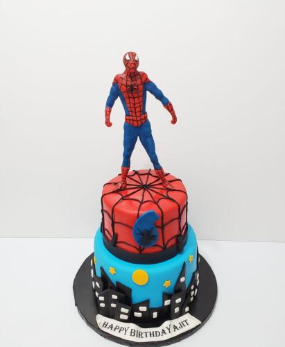 Spiderman cake