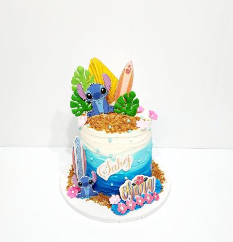 Stitch themed cake