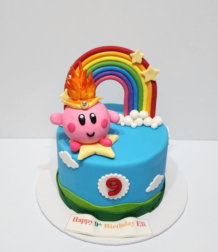 Kirby the Pink Ball cake