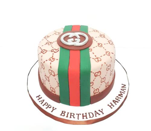 Gucci themed cake